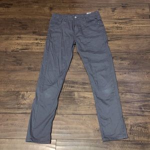 Lee, dark grey pants,